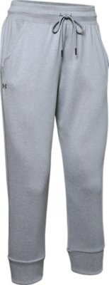 Black//Silver.Medium Under Armour Women/'s UA Heatgear Athletic Tech Capris Pants